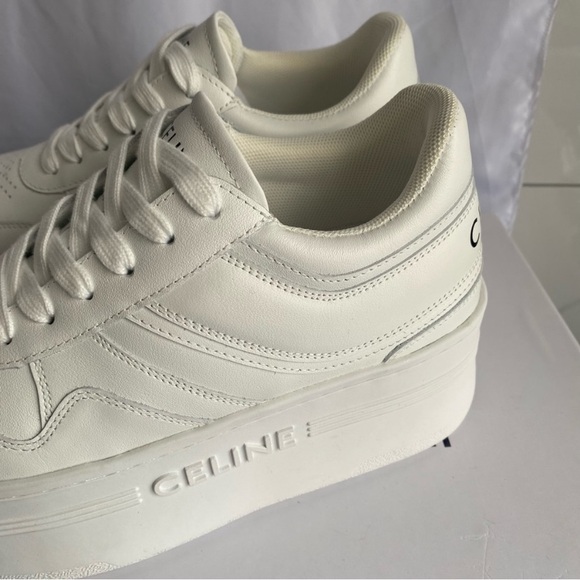 Celine Women's Cream Sneakers - Picture 4 of 7